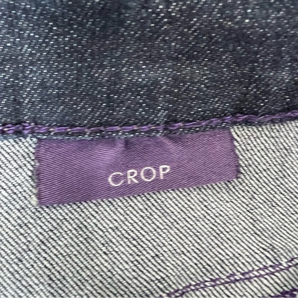 NYDJ Lift Tuck Technology Crop Jeans Size 6 Dark Wash - Picture 8 of 11